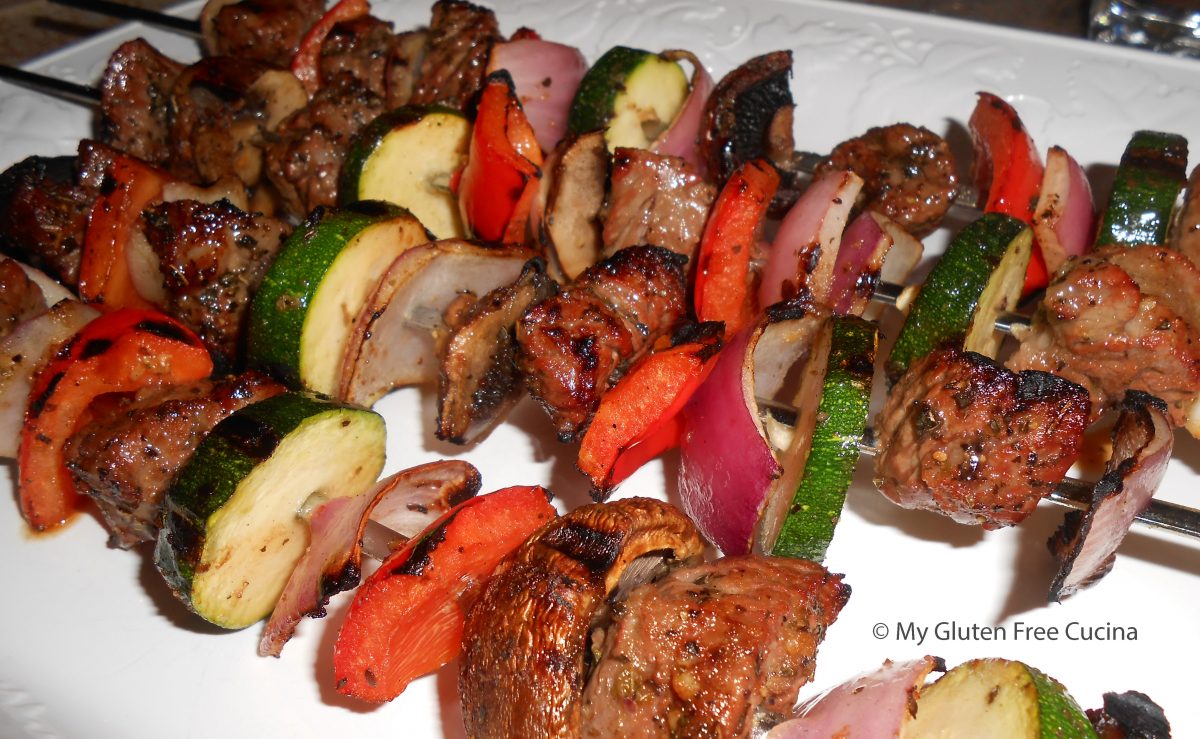 Grilled Beef Kabobs My Gluten Free Cucina
