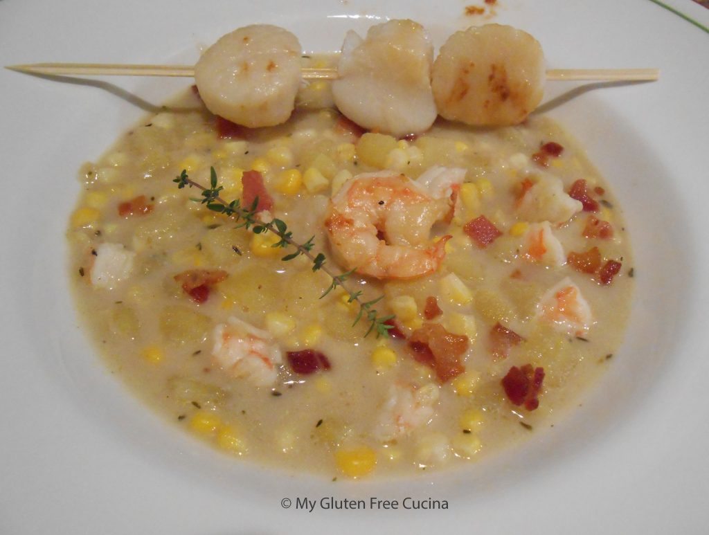 Shrimp Corn Chowder My Gluten Free Cucina