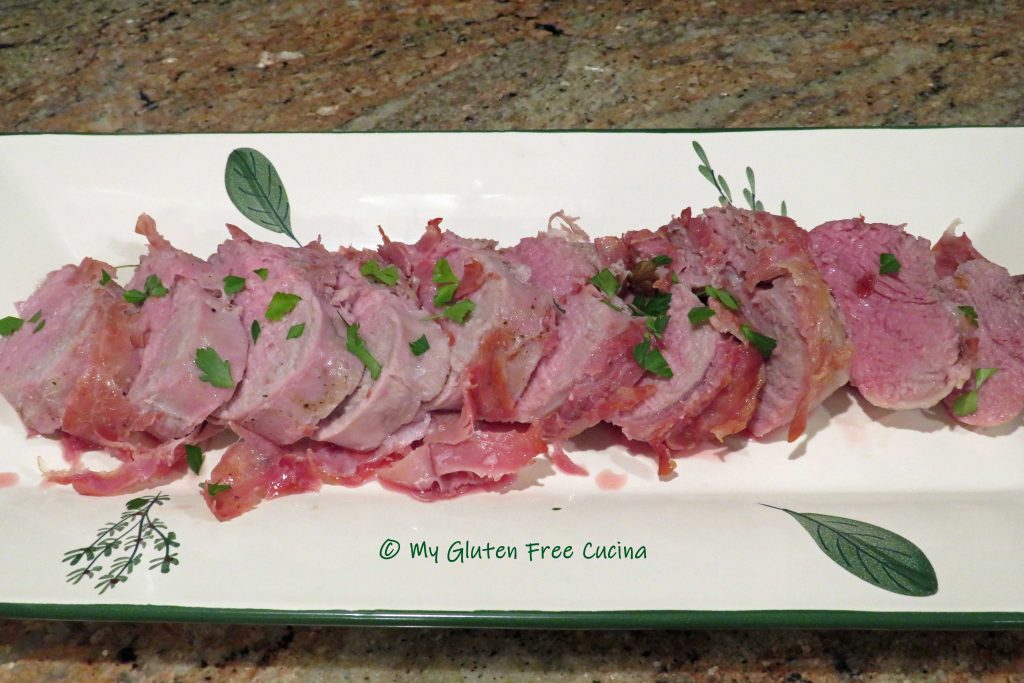 Prosciutto Wrapped Pork Tenderloin My Gluten Free Cucina