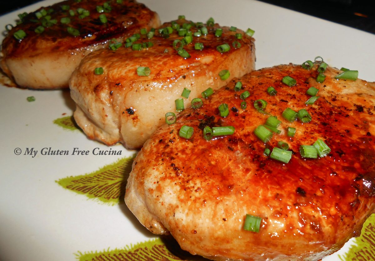 Honey Glazed Pork Chops My Gluten Free Cucina