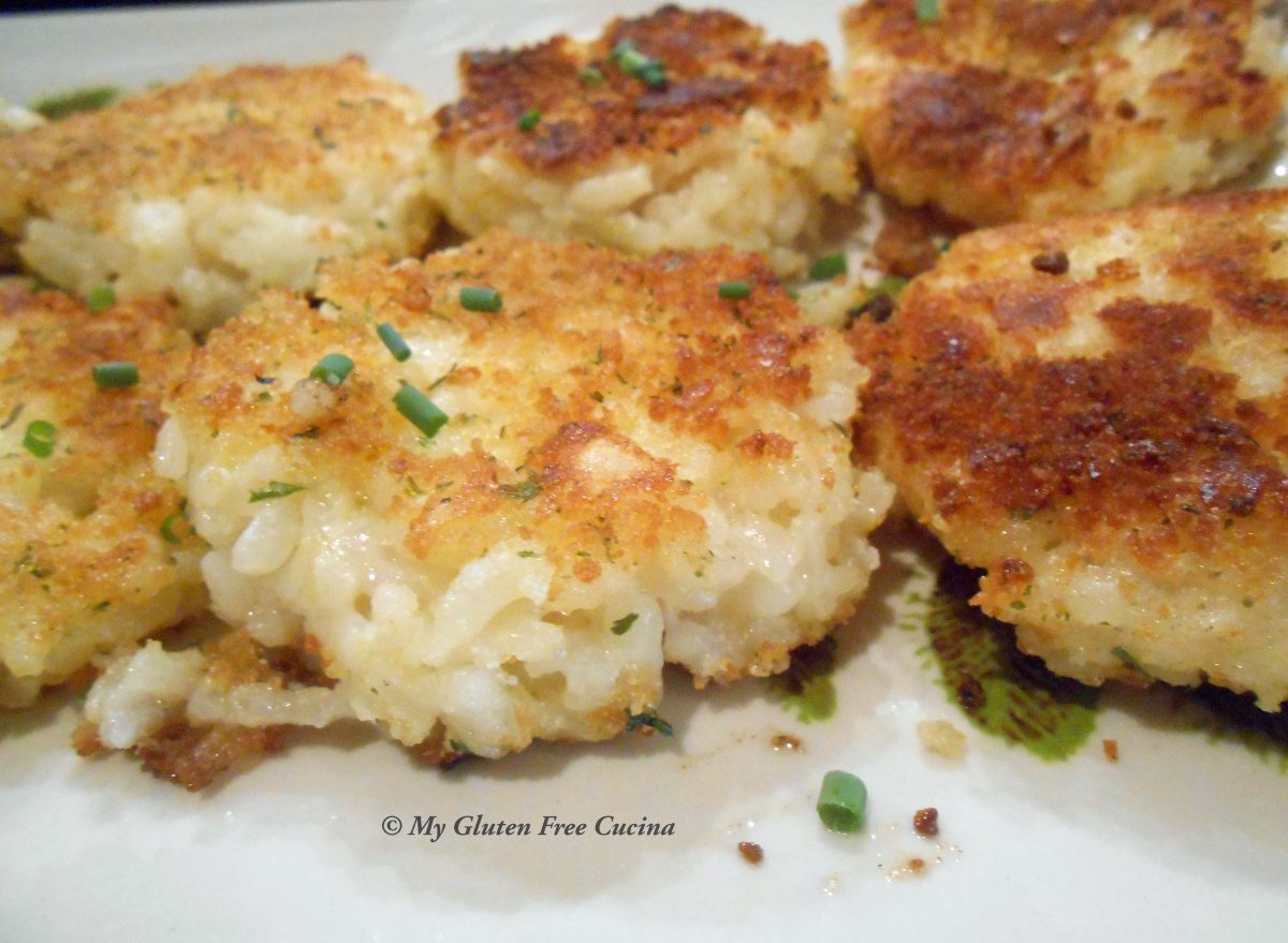 Gluten Free Risotto Cakes My Gluten Free Cucina