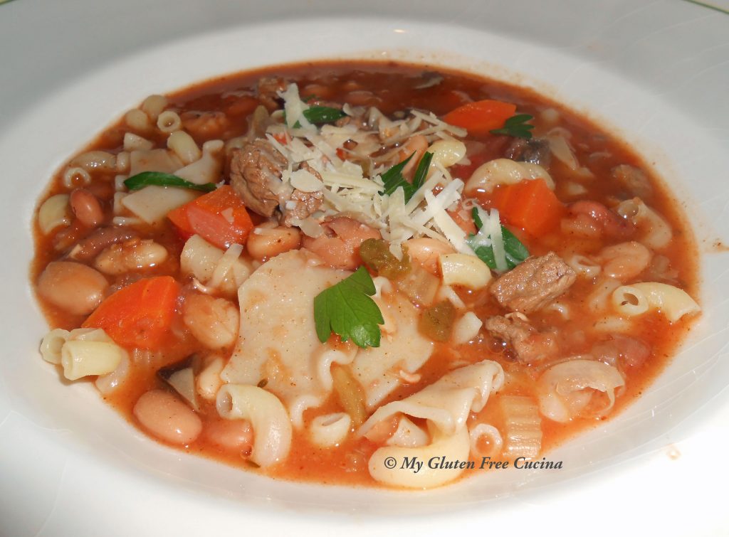 Beef Minestrone Soup My Gluten Free Cucina