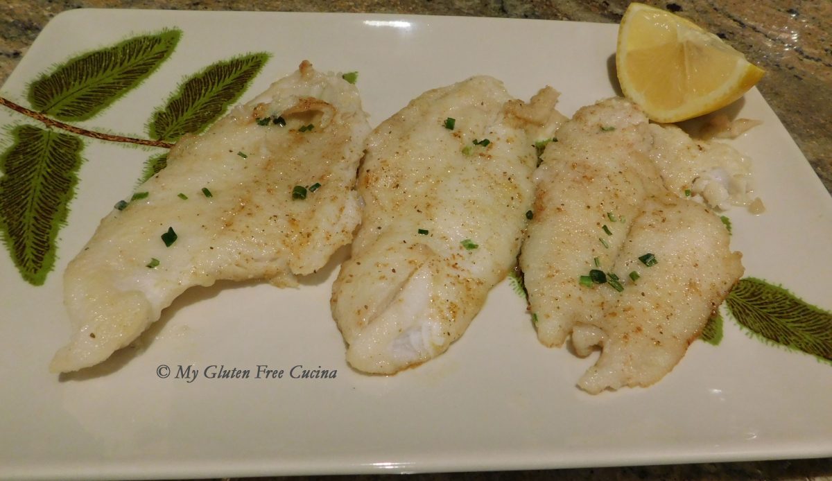 Pan Cooked Flounder Fillets My Gluten Free Cucina