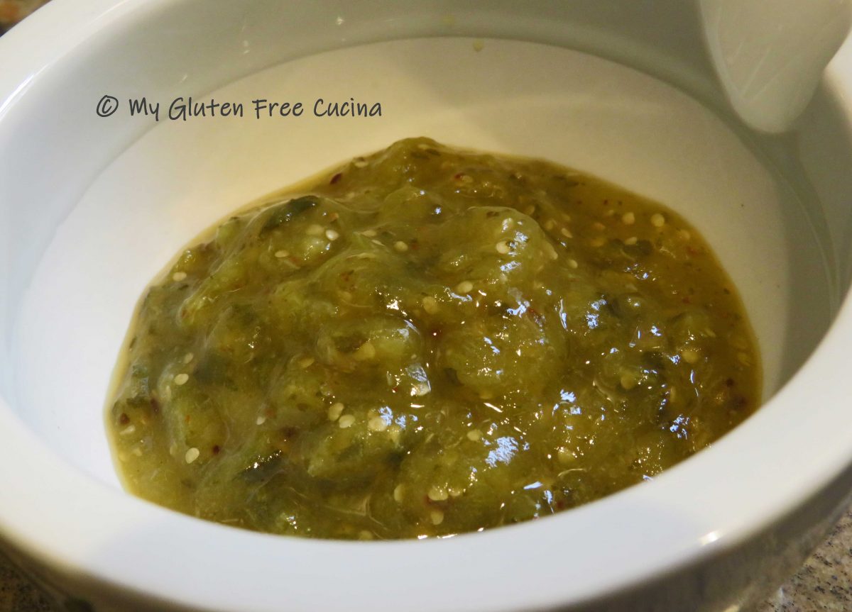Tomatillo Sauce Salsa Verde My Gluten Free Cucina