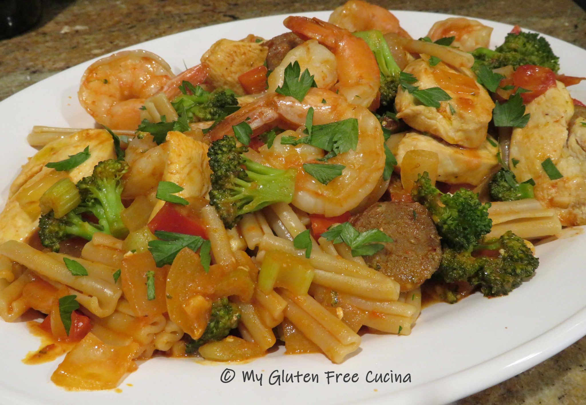 Gluten Free Jambalaya Pasta My Gluten Free Cucina