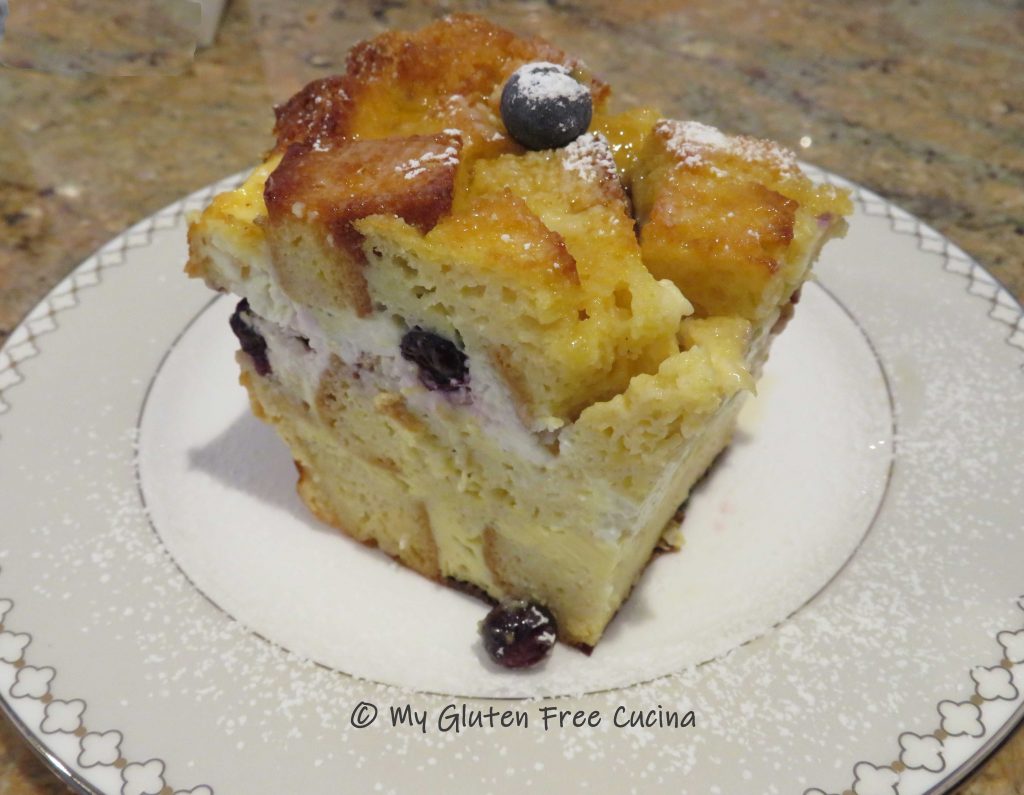 Gluten Free Blueberry French Toast Casserole My Gluten Free Cucina