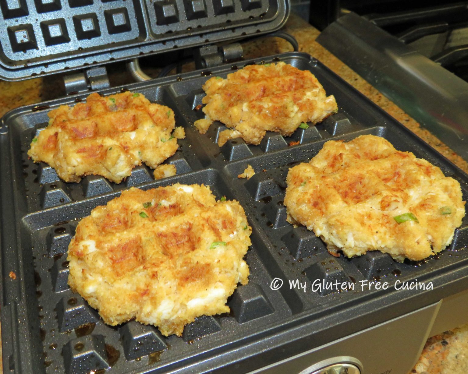 Gluten Free Crab Cake Waffles My Gluten Free Cucina