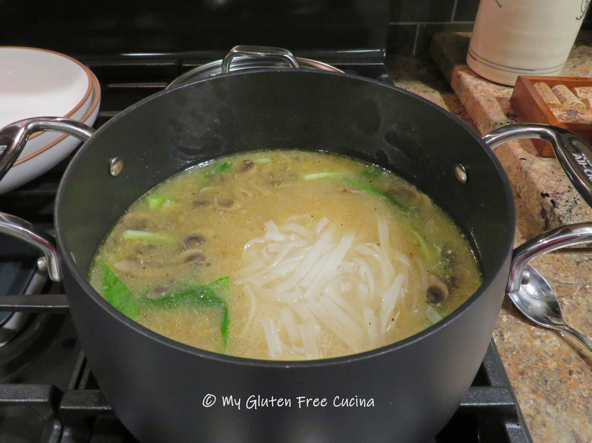 Ginger Bok Choy Egg Drop Soup My Gluten Free Cucina