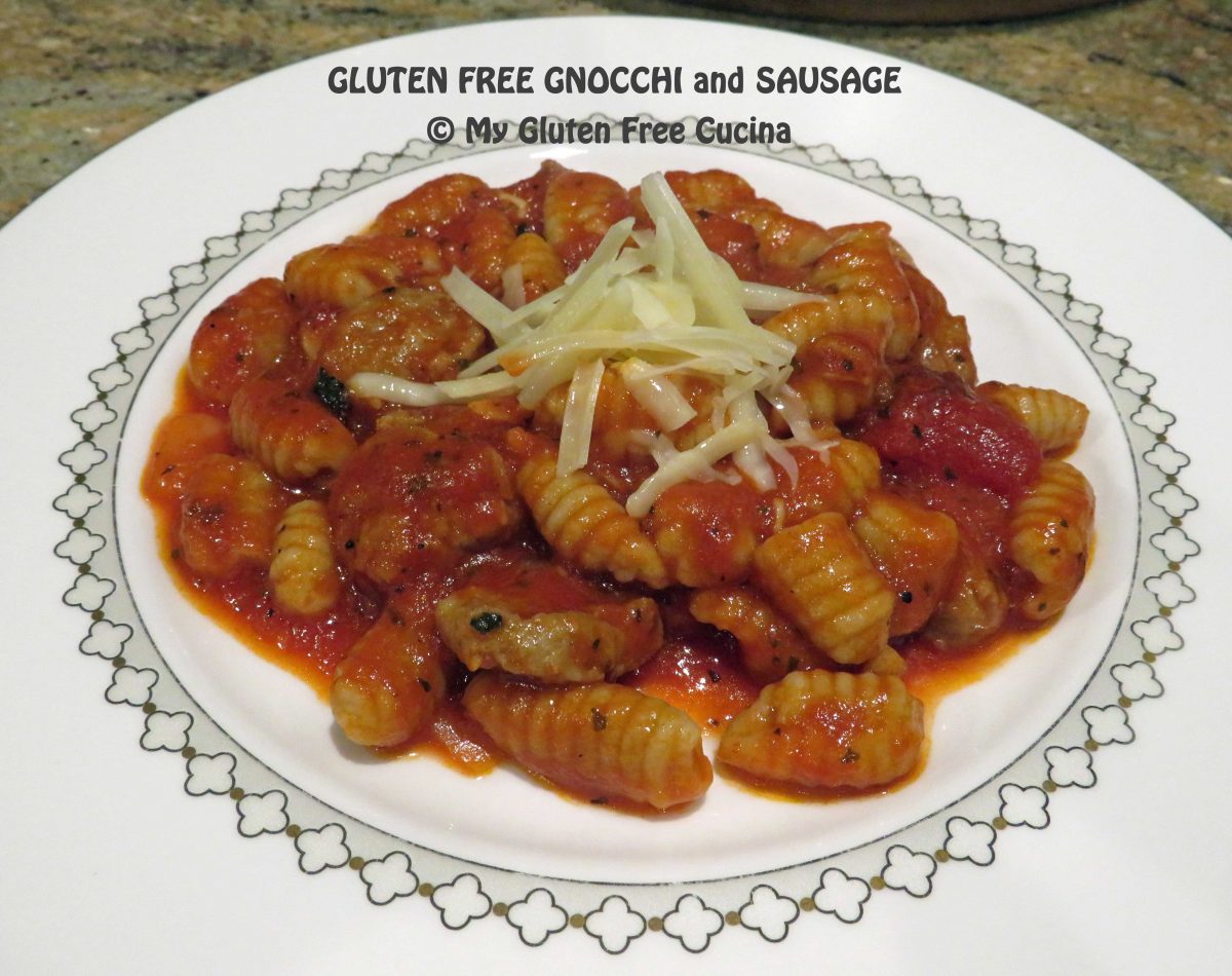 Gluten Free Gnocchi with Sausage My Gluten Free Cucina