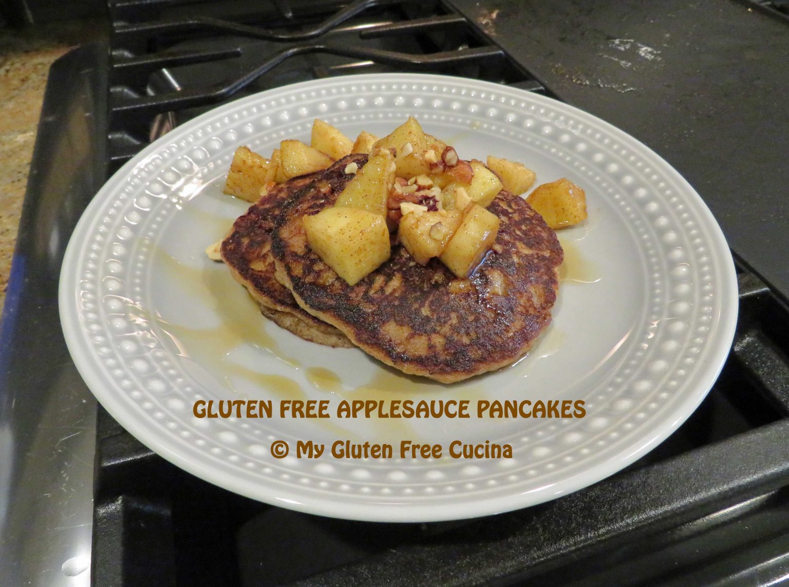 Gluten Free Applesauce Pancakes My Gluten Free Cucina